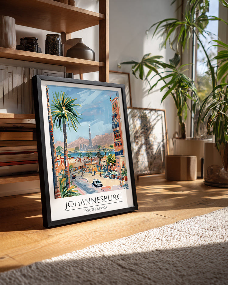 Johannesburg Güney Afrika Poster Tablosu