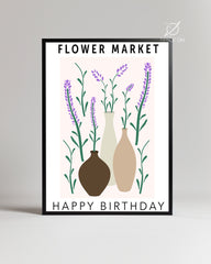 Joyeux Lavande Poster Tablosu