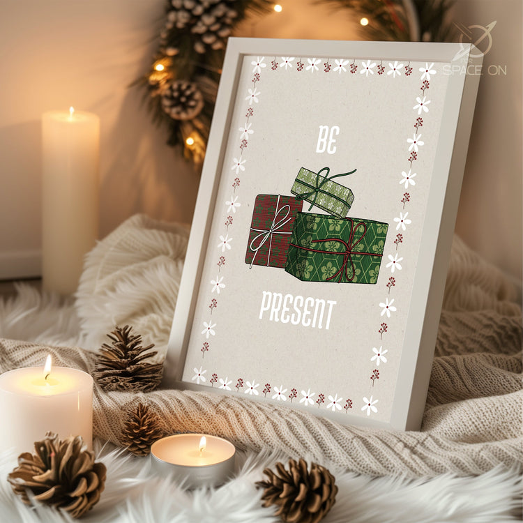 Joyeux Noel Print Poster Tablosu