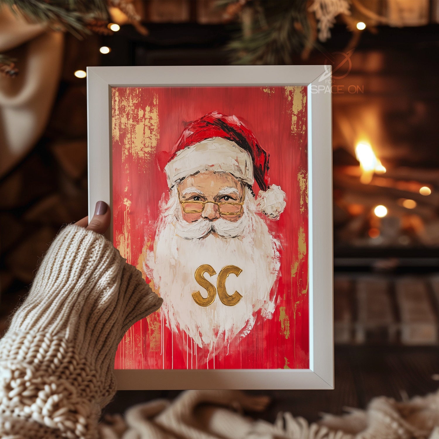 Joyful Noel Lettering Poster Tablosu