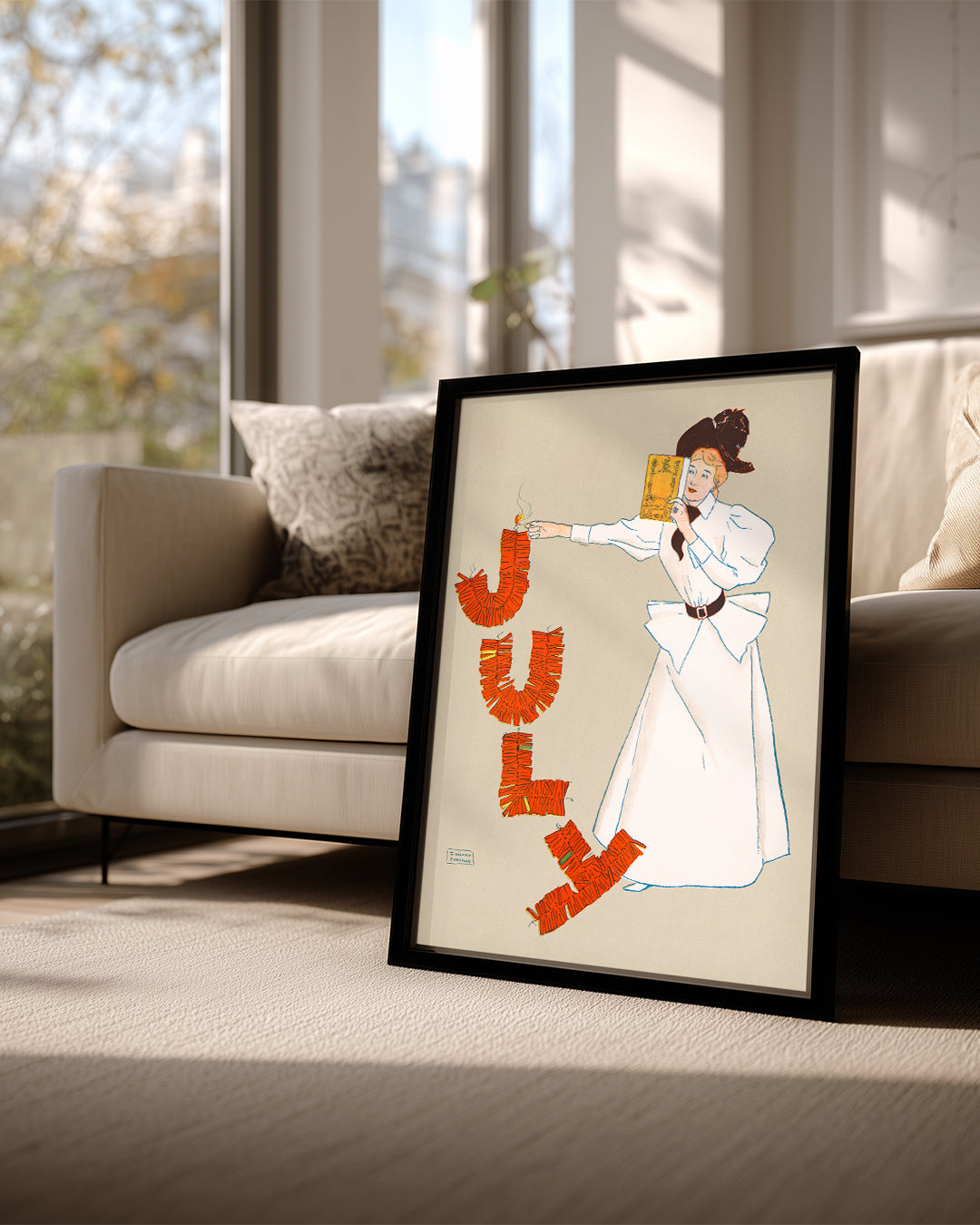 July Fire Poster Tablosu