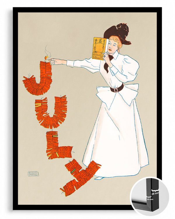 July Fire Poster Tablosu