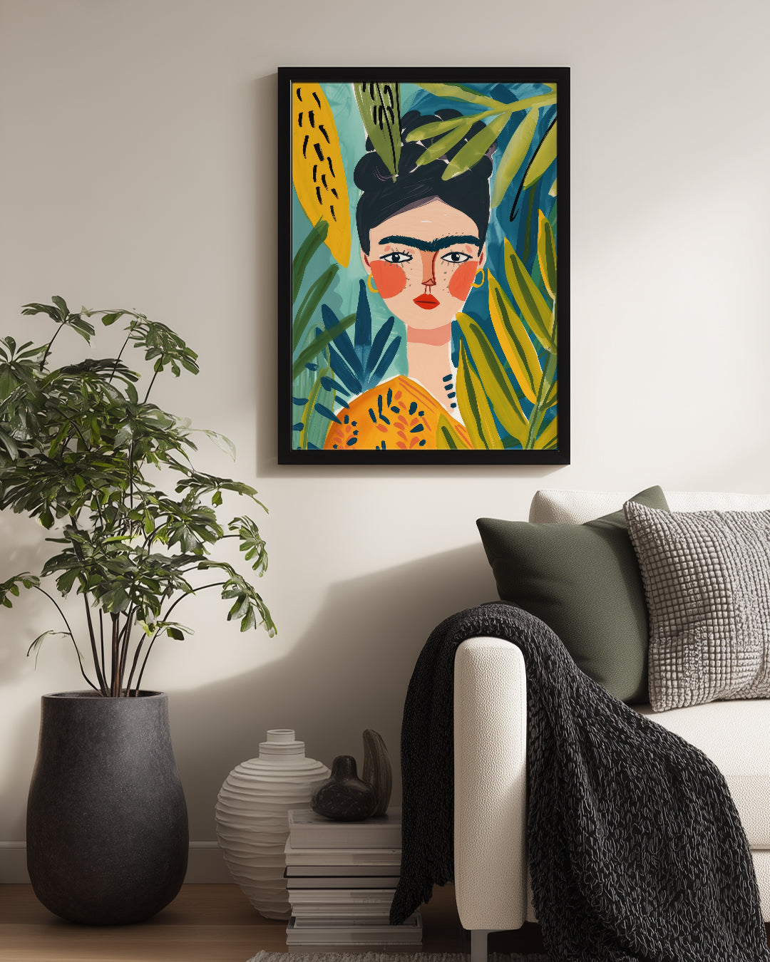 Jungle Frida Poster Tablosu