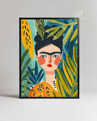 Jungle Frida Poster Tablosu