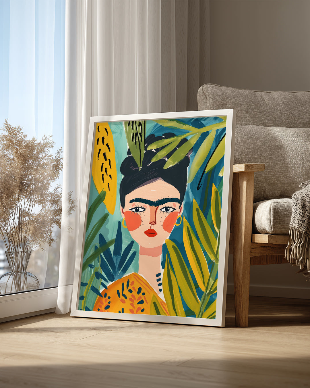 Jungle Frida Poster Tablosu