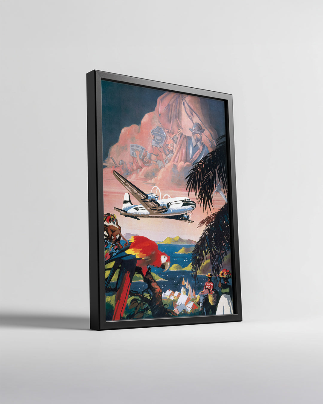 Jungle Plane Poster Tablosu