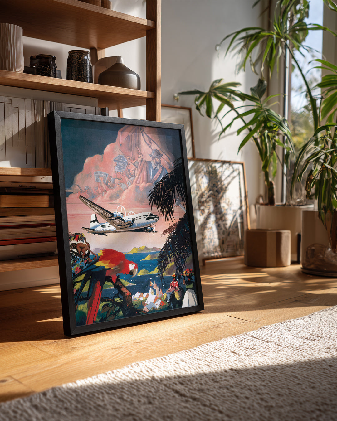 Jungle Plane Poster Tablosu