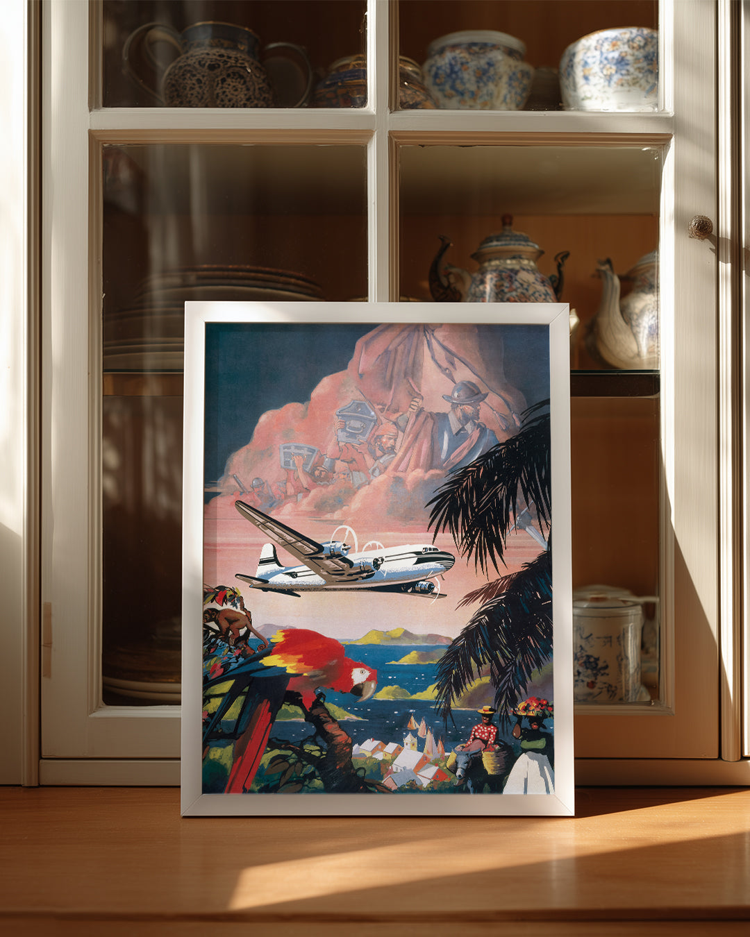 Jungle Plane Poster Tablosu