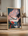 Jungle Plane Poster Tablosu
