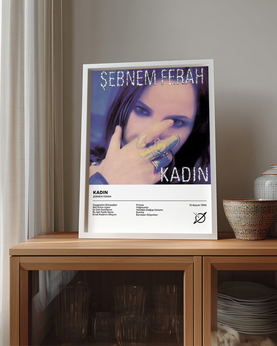 Kadın - Şebnem Ferah Poster Tablosu