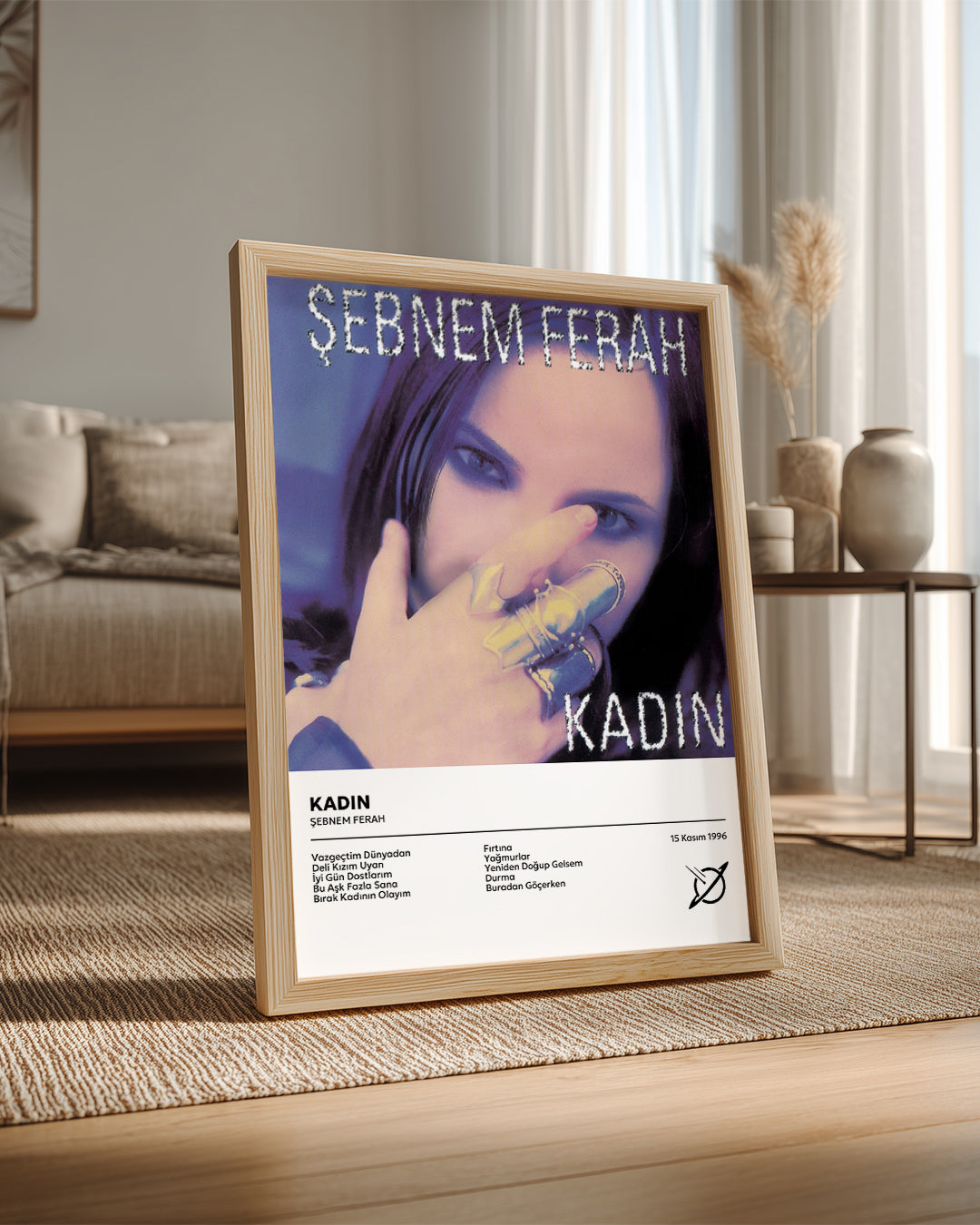 Kadın - Şebnem Ferah Poster Tablosu