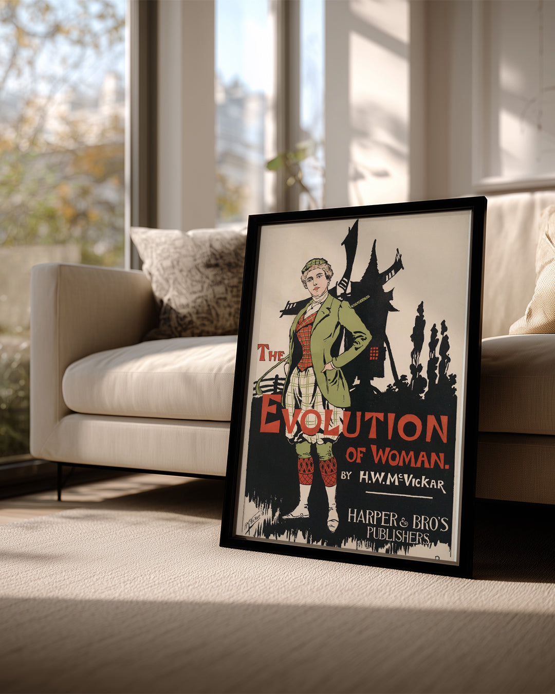 Kadınların Evrimi - Tarihsel Poster Tasarımı Poster Tablosu