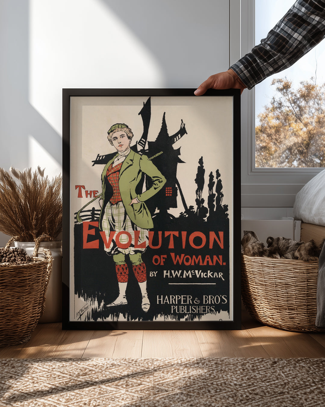 Kadınların Evrimi - Tarihsel Poster Tasarımı Poster Tablosu
