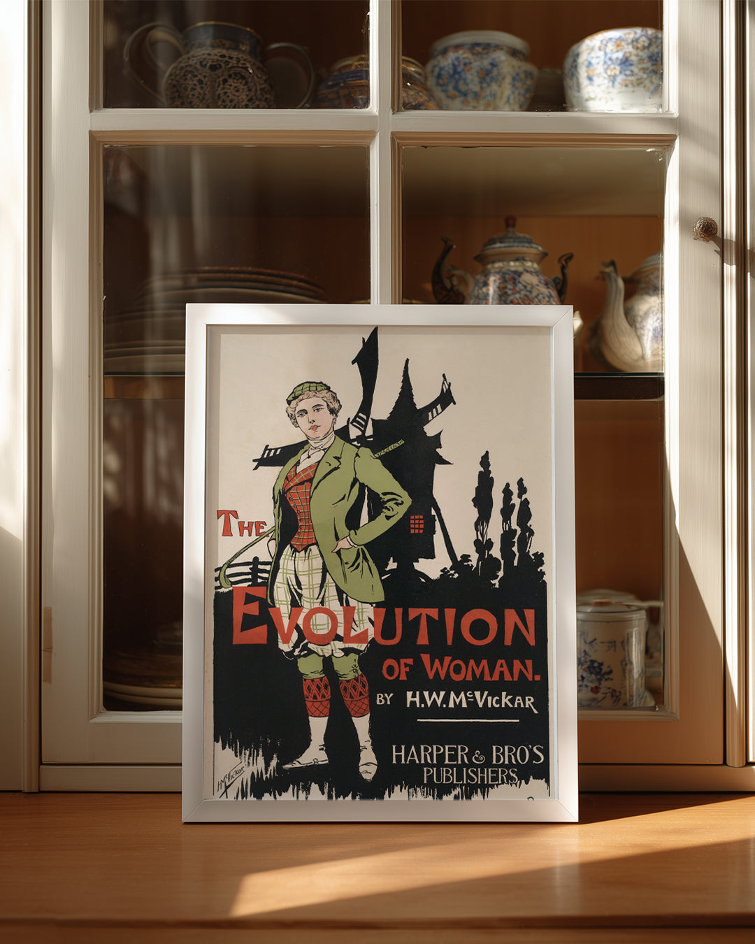 Kadınların Evrimi - Tarihsel Poster Tasarımı Poster Tablosu