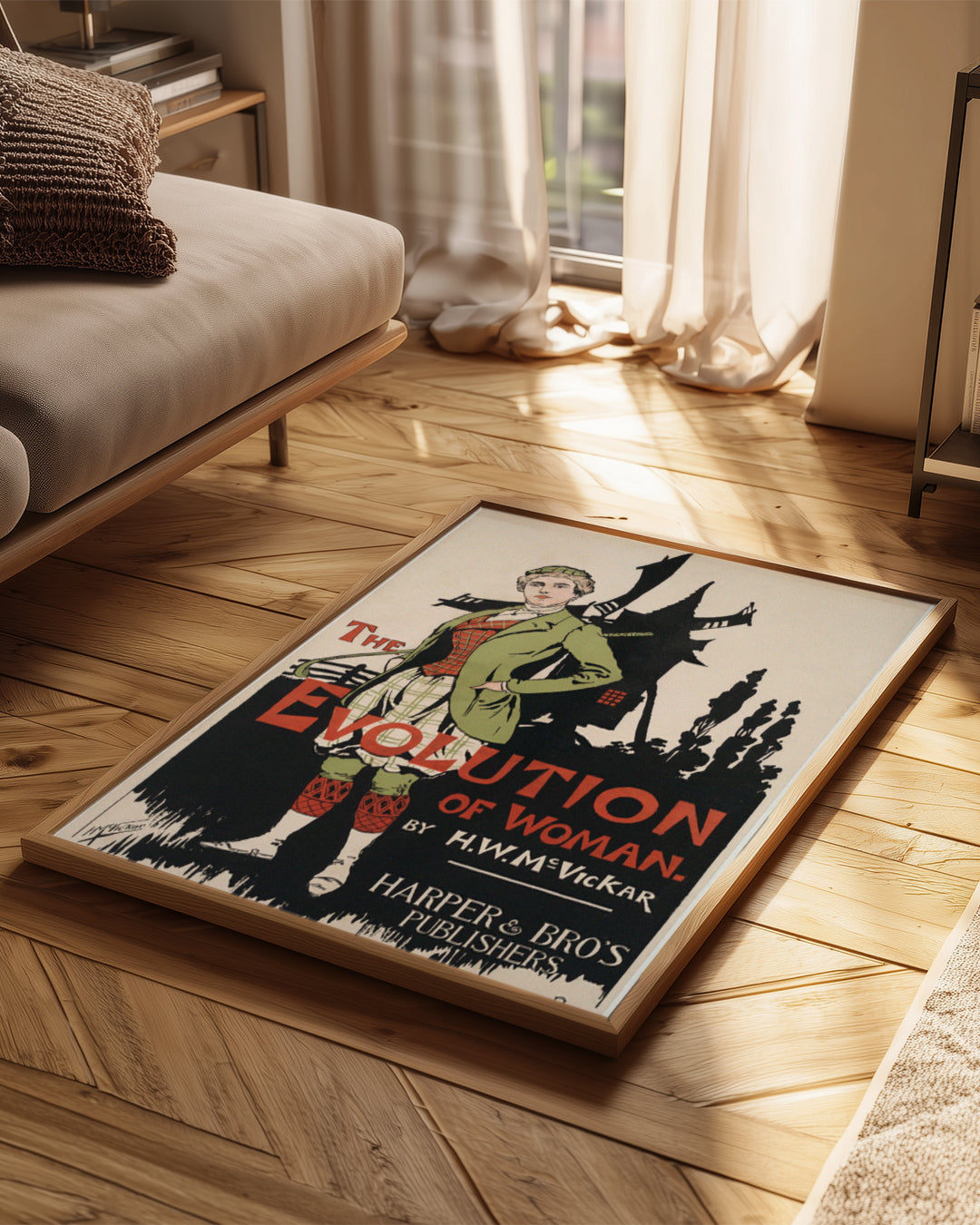 Kadınların Evrimi - Tarihsel Poster Tasarımı Poster Tablosu