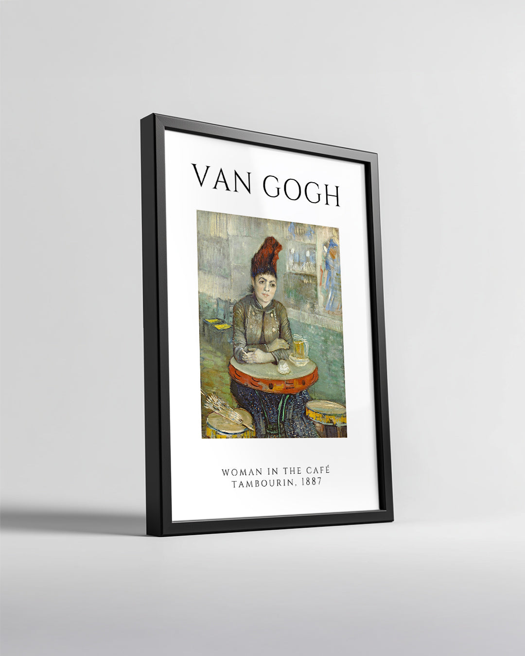 Kafede Kadın - Vincent van Gogh - 1887 Poster Tablosu