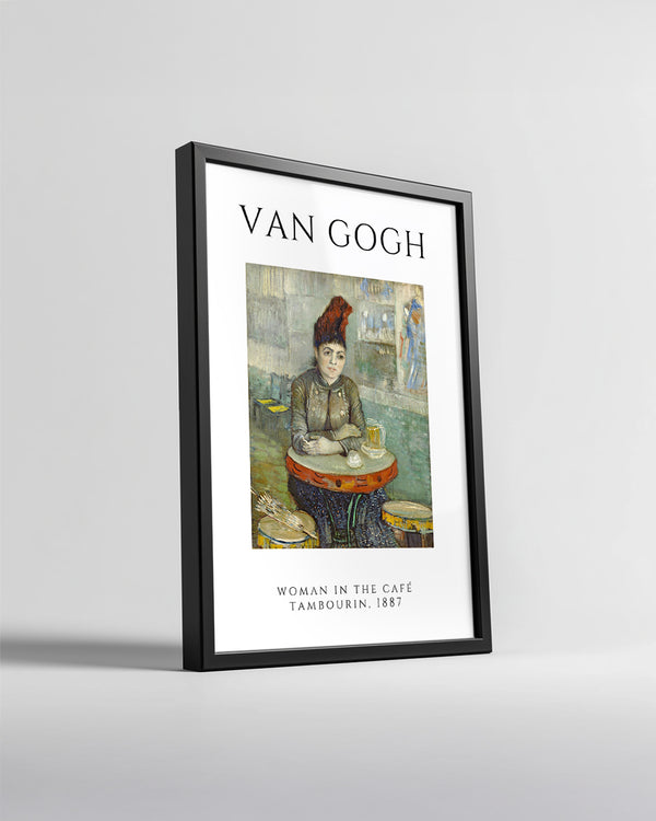 Kafede Kadın - Vincent van Gogh - 1887 Poster Tablosu
