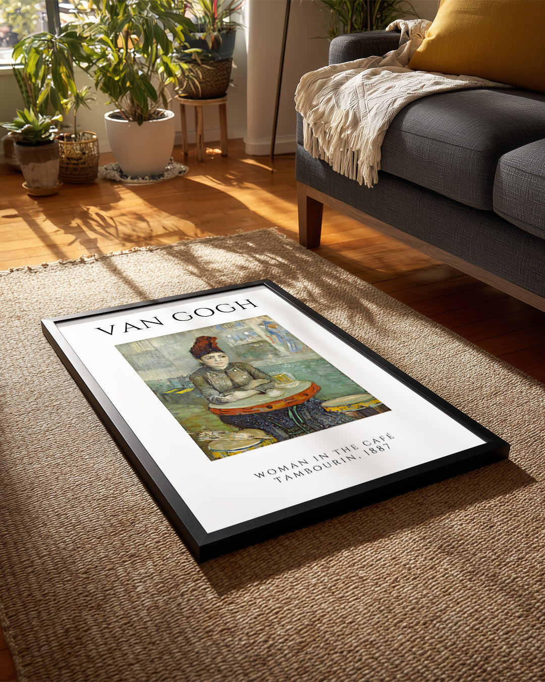 Kafede Kadın - Vincent van Gogh - 1887 Poster Tablosu