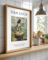 Kafede Kadın - Vincent van Gogh - 1887 Poster Tablosu