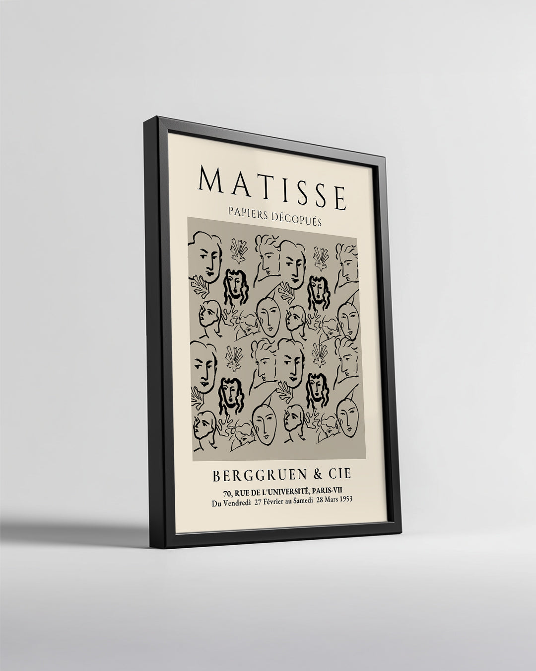 Kağıt Kesme Figürler - Henri Matisse - 1953 Poster Tablosu