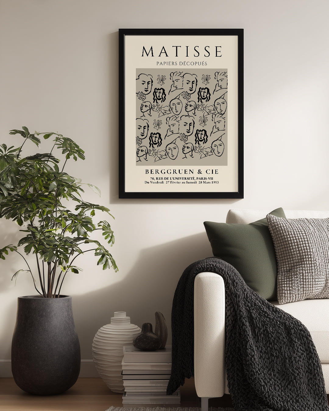 Kağıt Kesme Figürler - Henri Matisse - 1953 Poster Tablosu