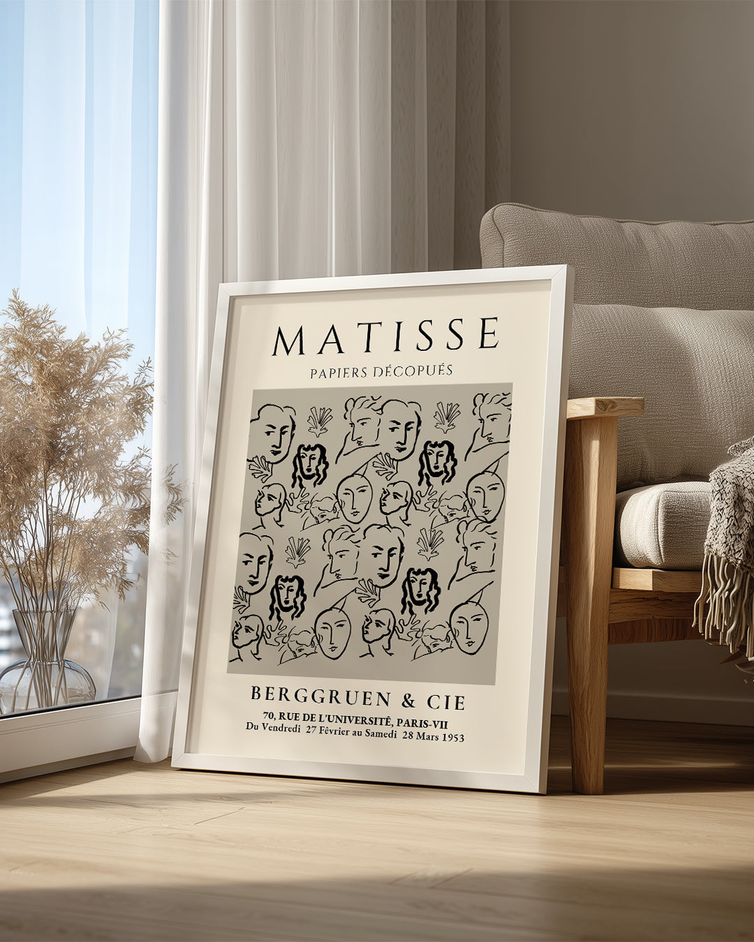 Kağıt Kesme Figürler - Henri Matisse - 1953 Poster Tablosu