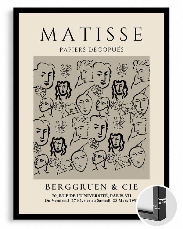 Kağıt Kesme Figürler - Henri Matisse - 1953 Poster Tablosu