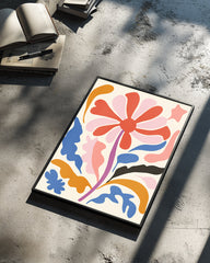 Kaleidoscope Petal Poster Tablosu