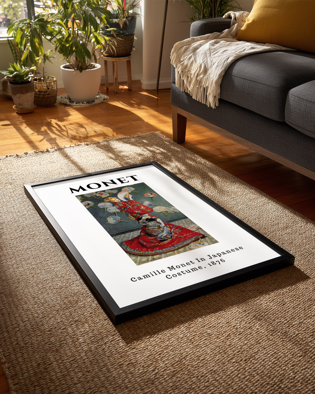 Kamikaze Monet - Claude Monet - 1876 Poster Tablosu