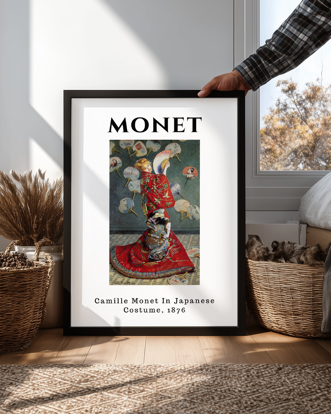Kamikaze Monet - Claude Monet - 1876 Poster Tablosu