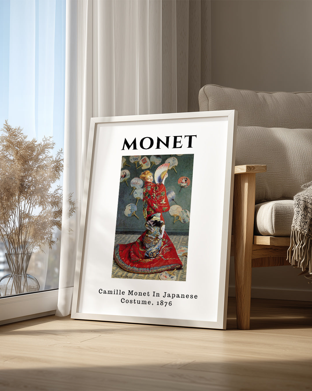 Kamikaze Monet - Claude Monet - 1876 Poster Tablosu