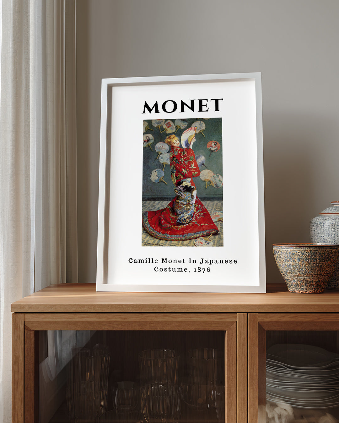 Kamikaze Monet - Claude Monet - 1876 Poster Tablosu