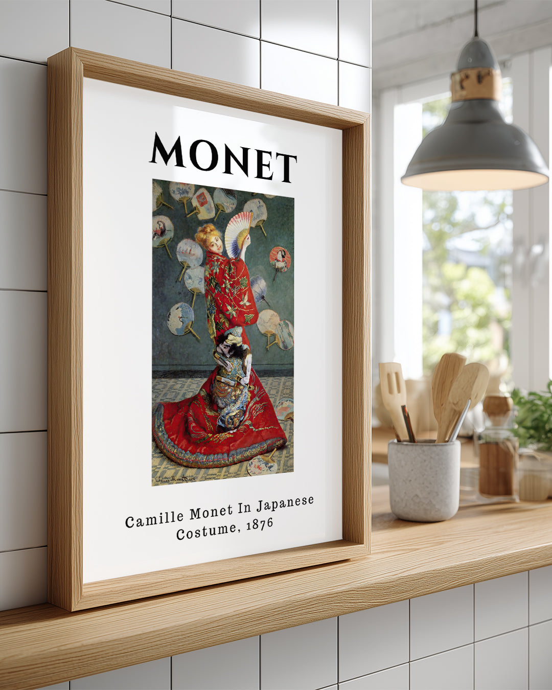 Kamikaze Monet - Claude Monet - 1876 Poster Tablosu
