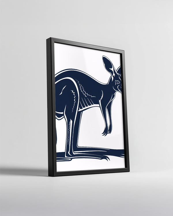 Kanguru - Sıçrayan Hayvan Poster Tablosu