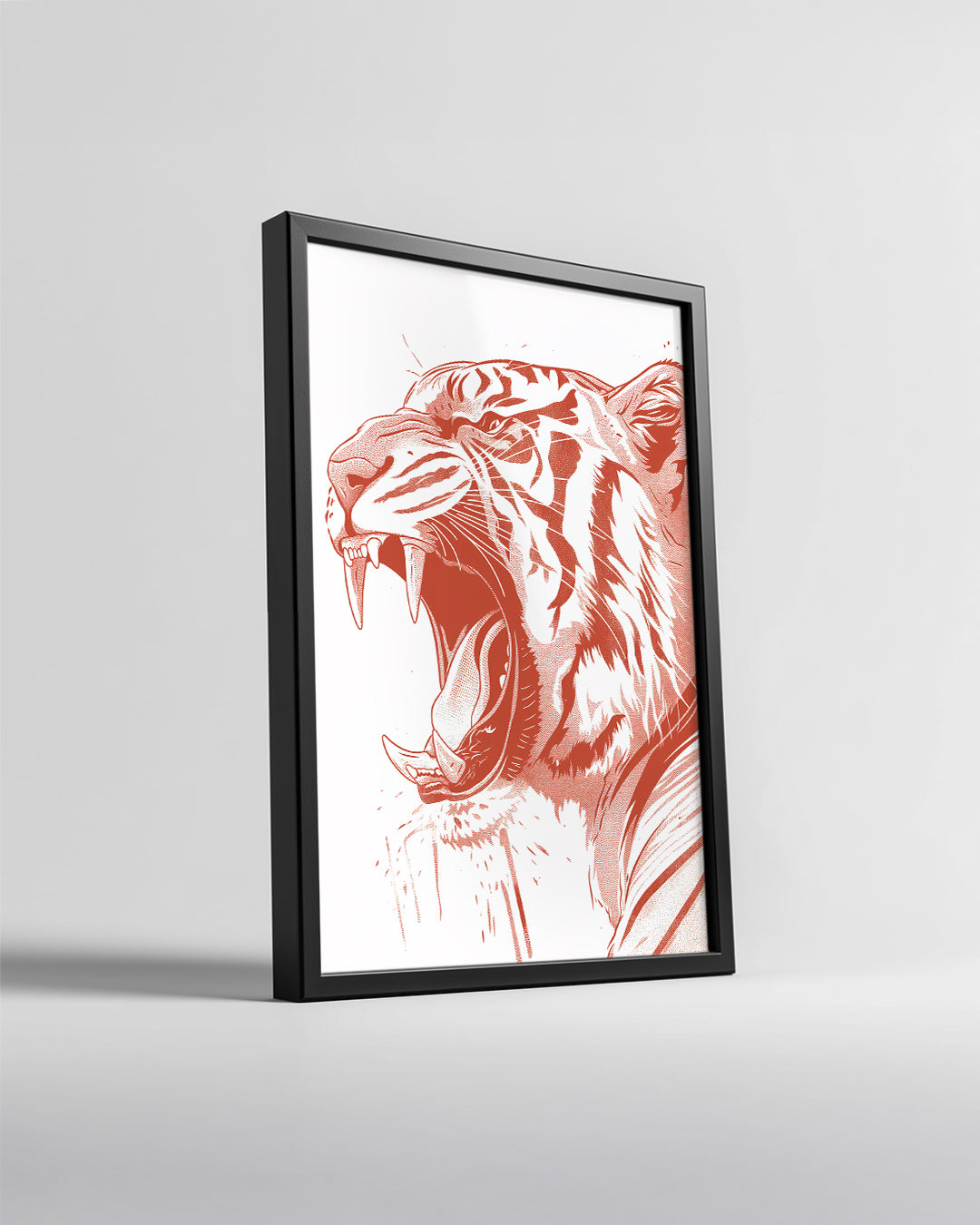 Kaplan - Güçlü Çığlık Poster Tablosu