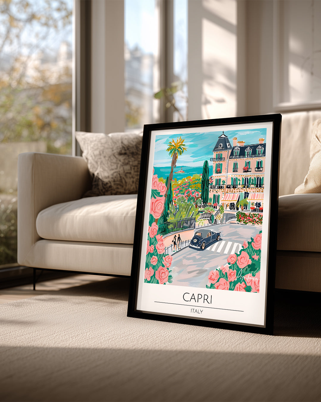 Kapri İtalya Poster Tablosu