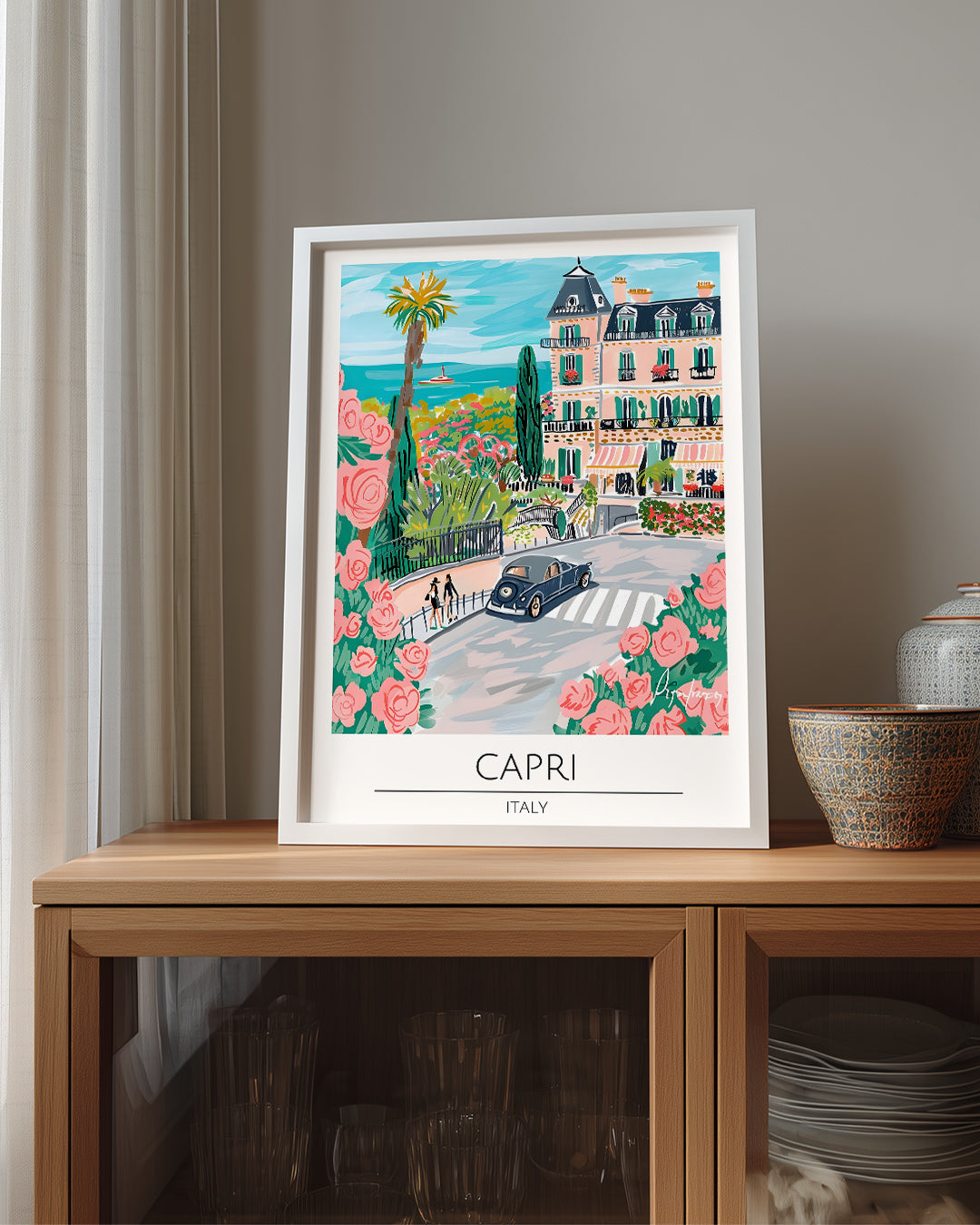 Kapri İtalya Poster Tablosu