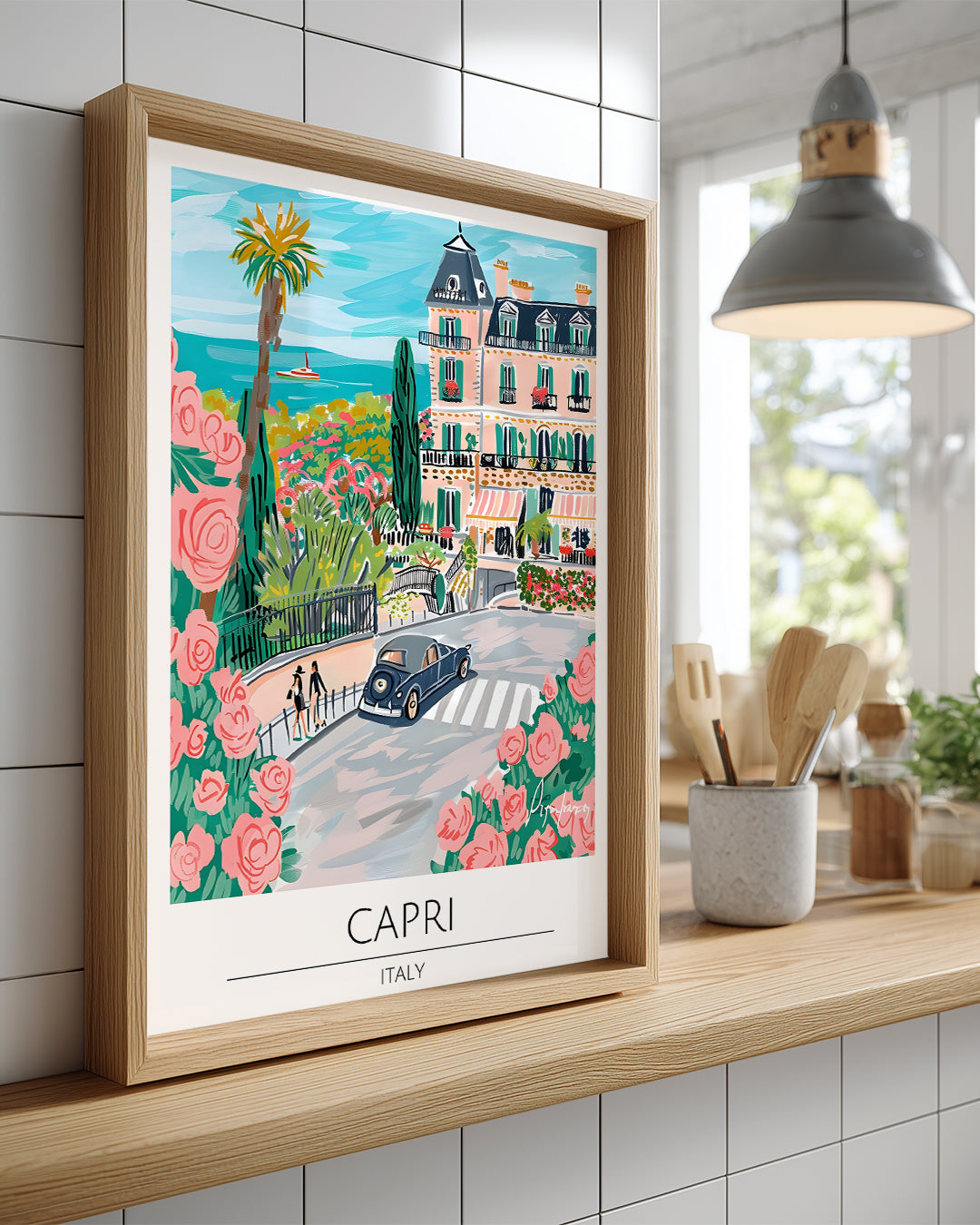 Kapri İtalya Poster Tablosu