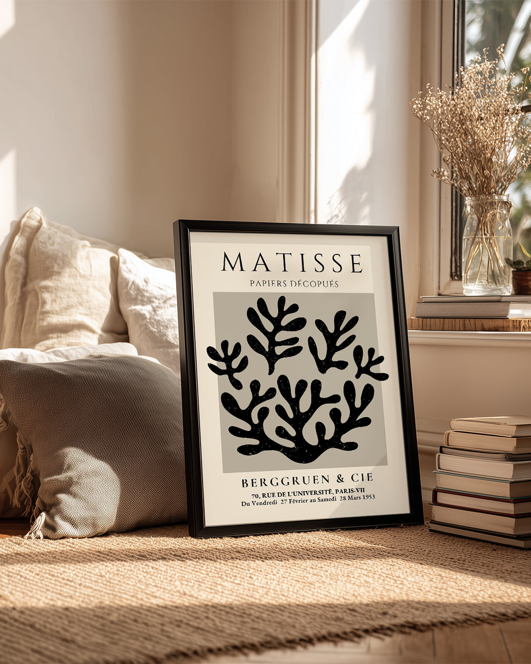 Kara Yapraklar - Henri Matisse - 1953 Poster Tablosu