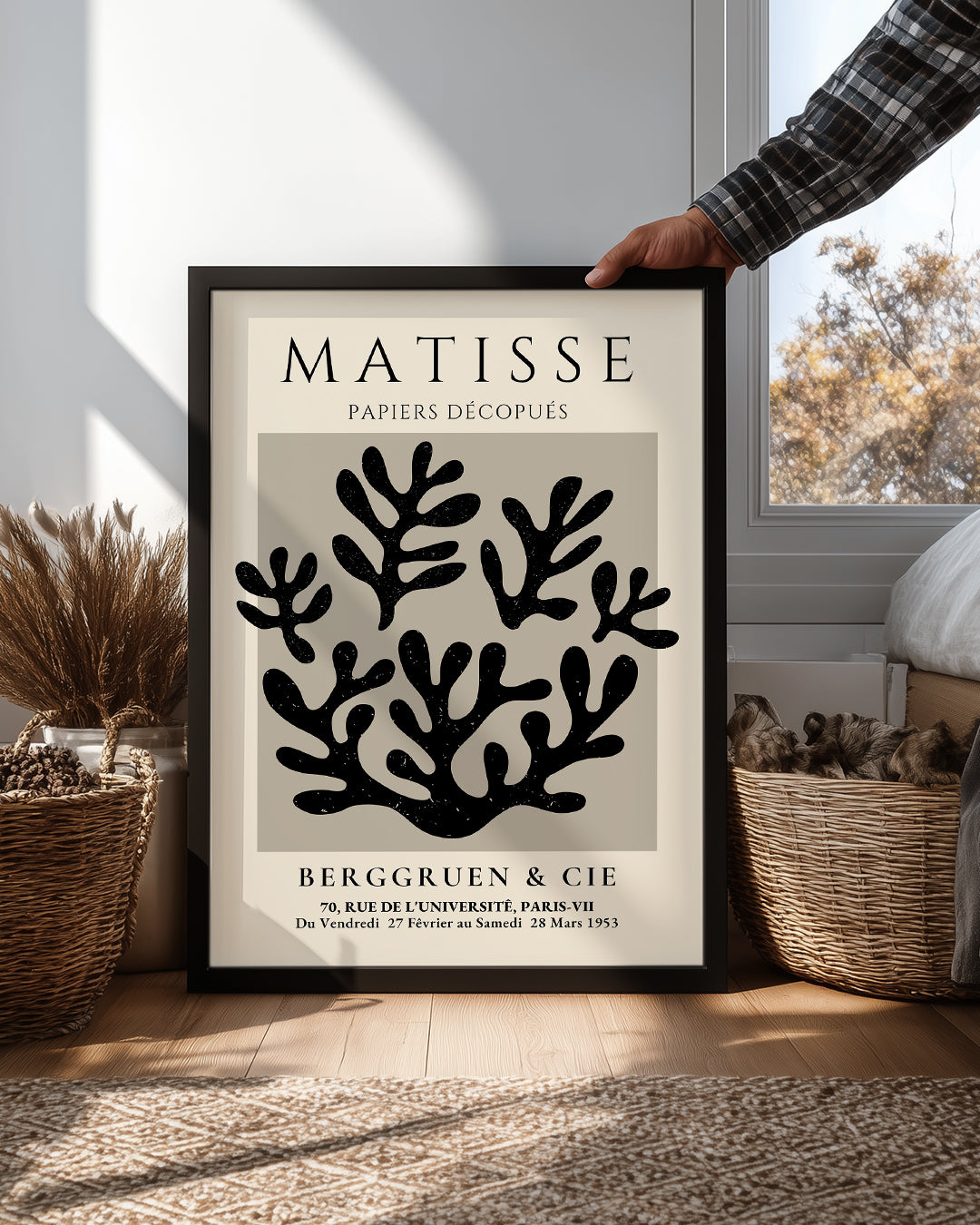 Kara Yapraklar - Henri Matisse - 1953 Poster Tablosu