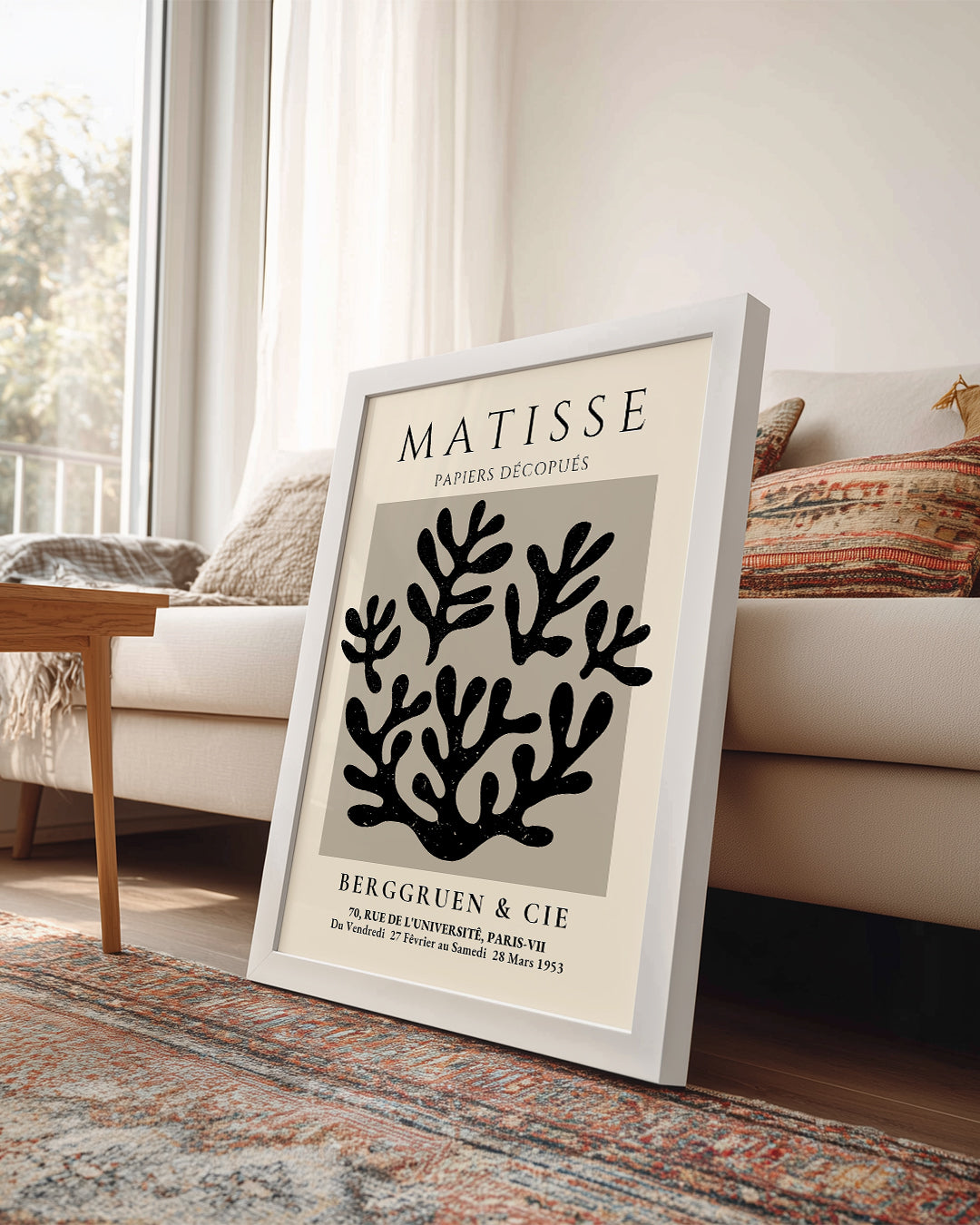 Kara Yapraklar - Henri Matisse - 1953 Poster Tablosu