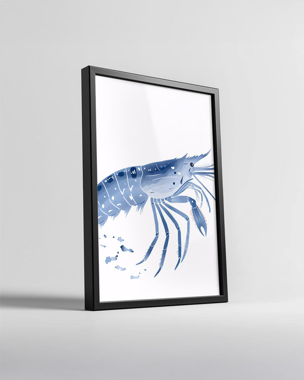Karides - Su Altında Hareketlilik Poster Tablosu