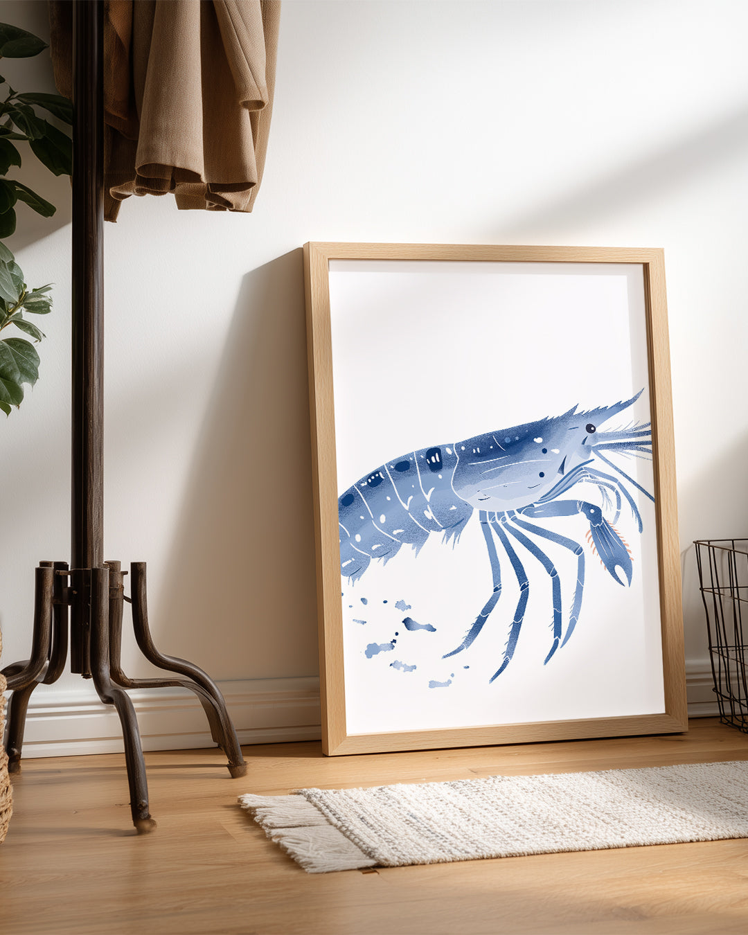 Karides - Su Altında Hareketlilik Poster Tablosu