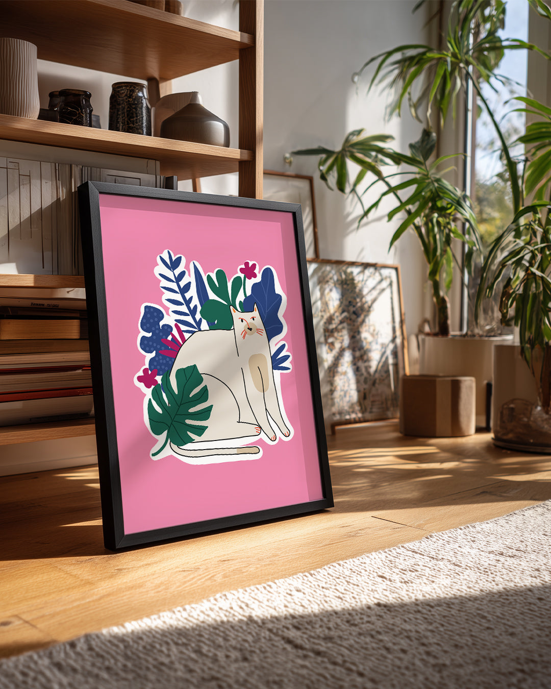 Kedi - Bahar Bahçesi Poster Tablosu
