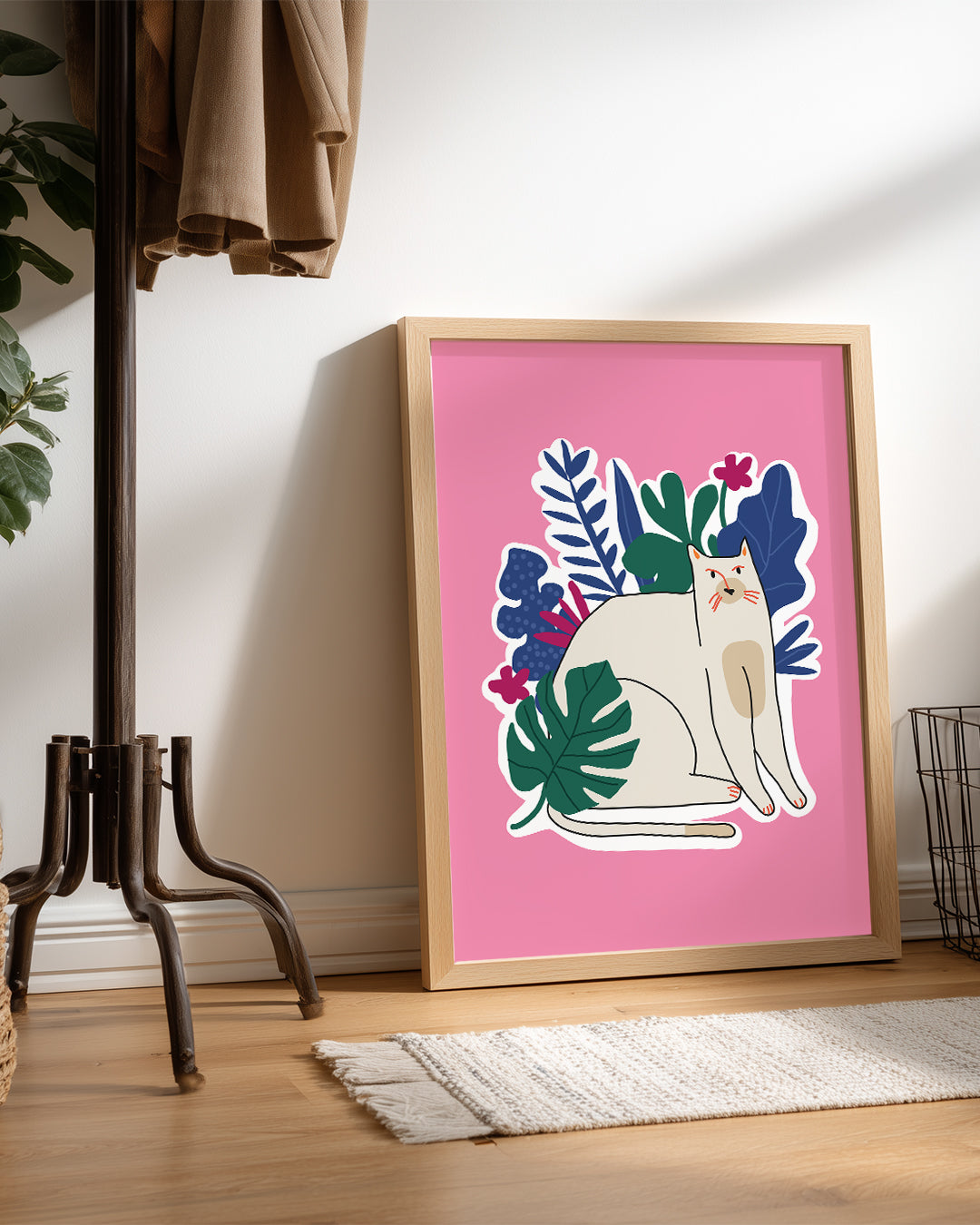 Kedi - Bahar Bahçesi Poster Tablosu