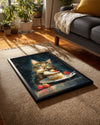 Kedi - Krema Ve Çilek İle Oyun Poster Tablosu