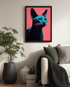 Kedi - Mavi Gözler Poster Tablosu