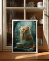 Kedi - Mutlu Duygu Poster Tablosu