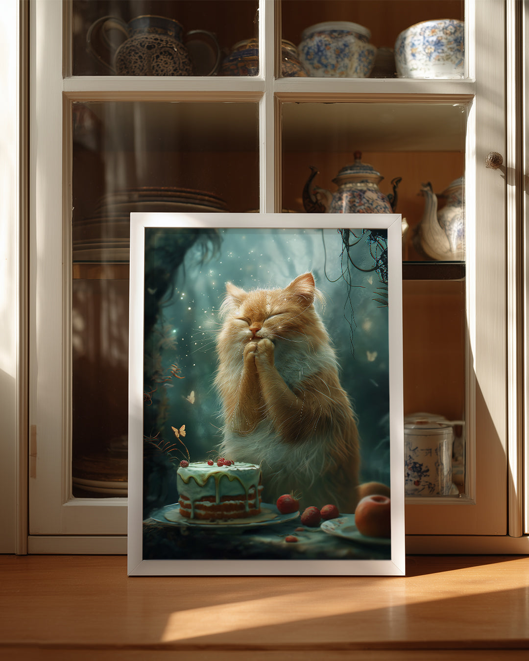 Kedi - Mutlu Duygu Poster Tablosu