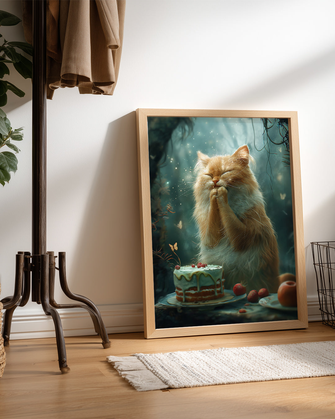 Kedi - Mutlu Duygu Poster Tablosu